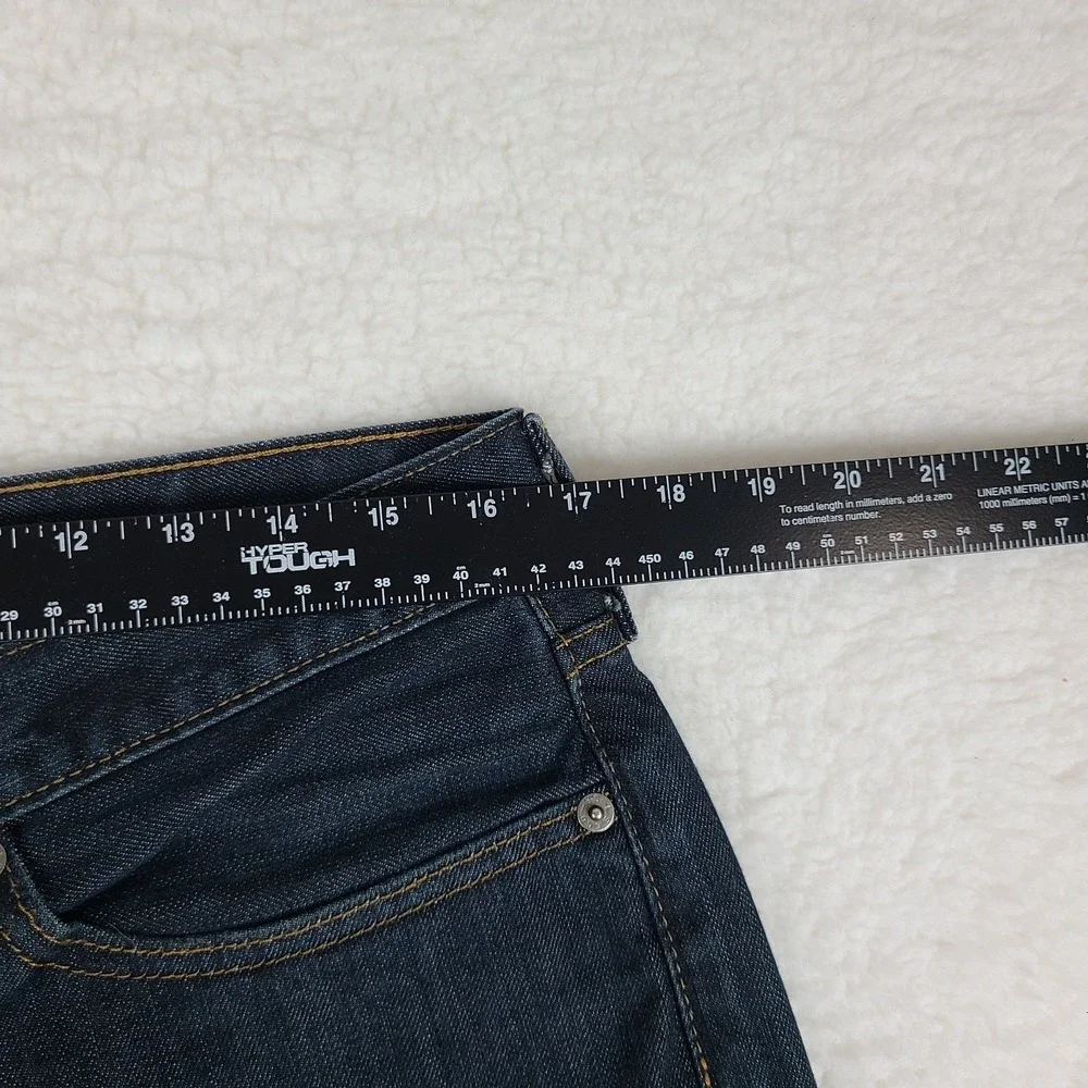 Levi's 514 Jeans Mens‎ 34x34 Blue Regular Fit Straight Leg Dark Wash 100% Cotton